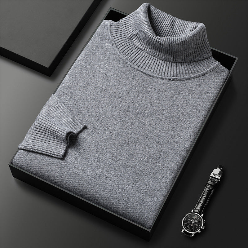 Patrick - Pull col roulé élégant et ajusté pour hommes