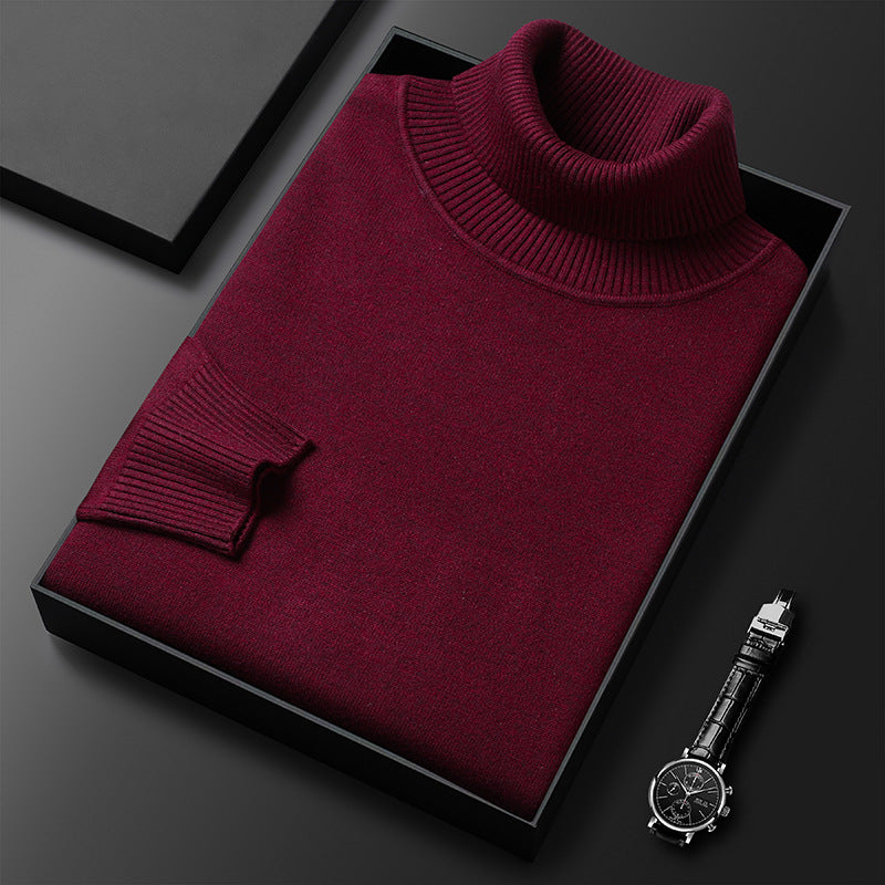 Patrick - Pull col roulé élégant et ajusté pour hommes