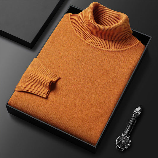 Patrick - Pull col roulé élégant et ajusté pour hommes