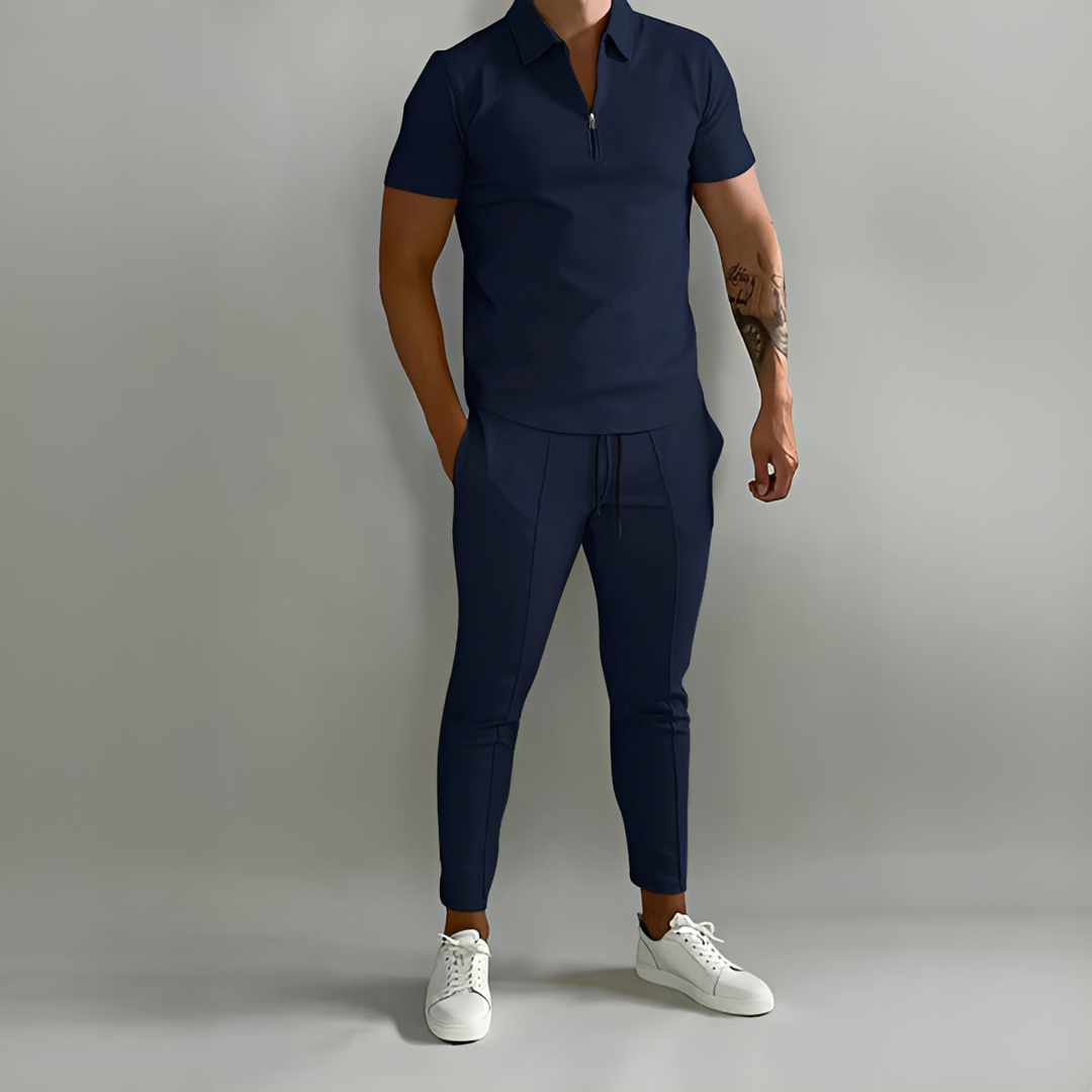 Junton - Ensemble d'été à la mode pour homme