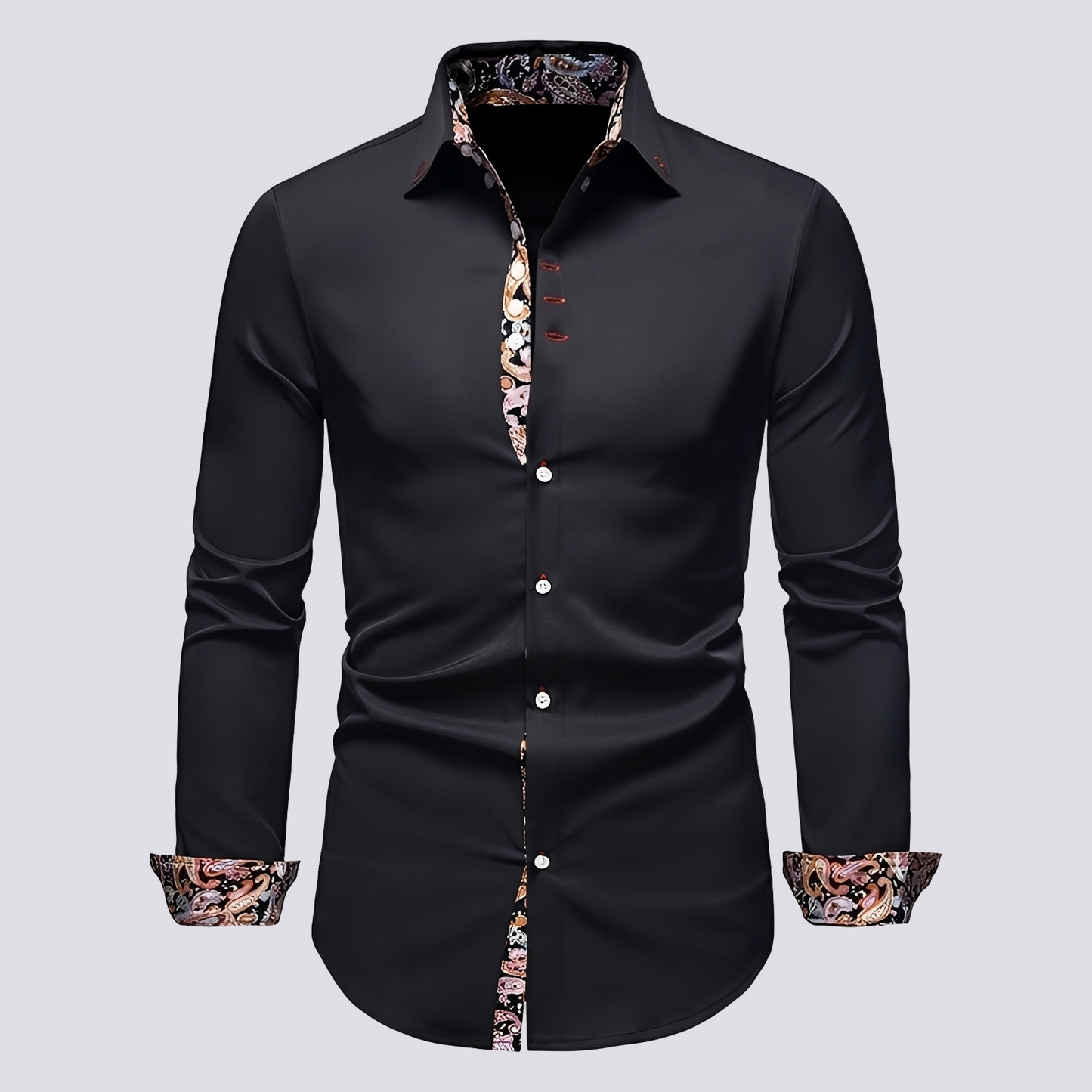 Xander - Chemise à manches longues élégante et moderne pour hommes