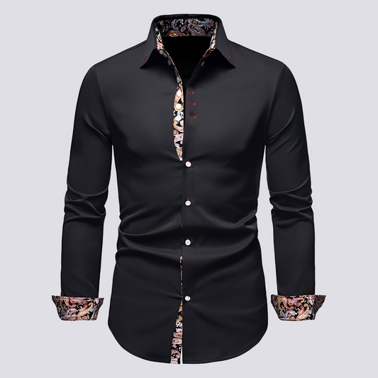 Xander - Chemise à manches longues élégante et moderne pour hommes
