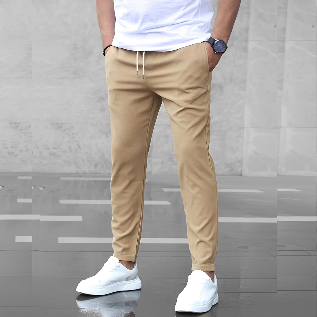 Aljure - Pantalons slim-fit décontractés pour hommes