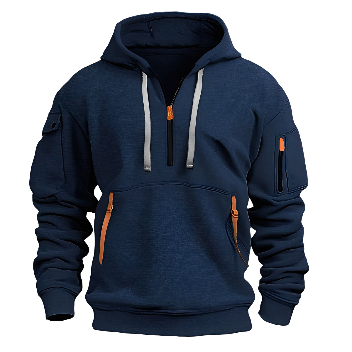Paxton - Veste à capuche douillette avec demi-zip