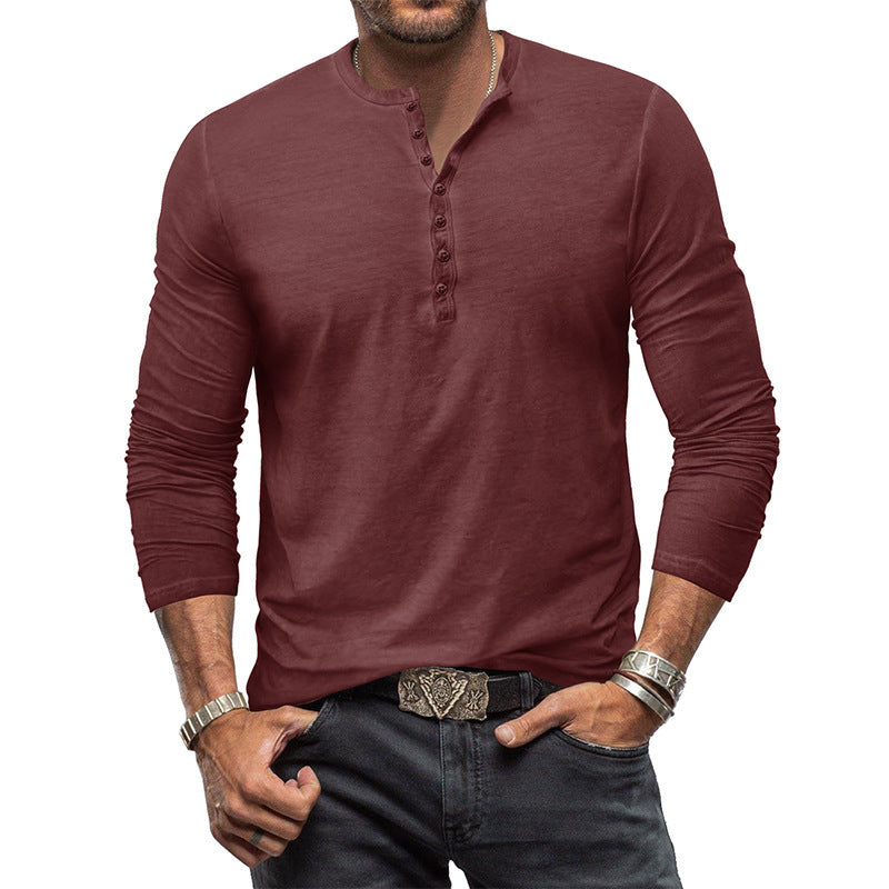 Benjamin - Chemise décontractée à manches longues pour hommes