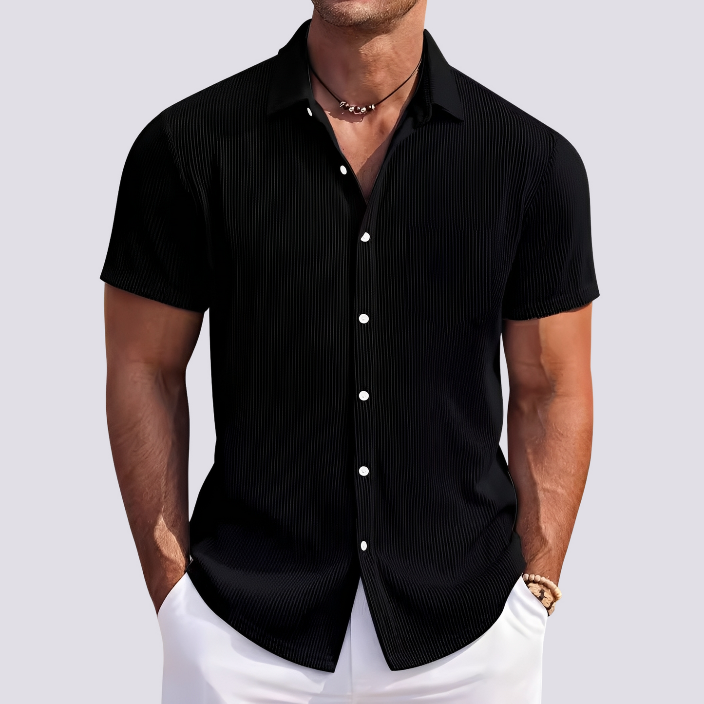 James - Chemise rayée élégante pour hommes