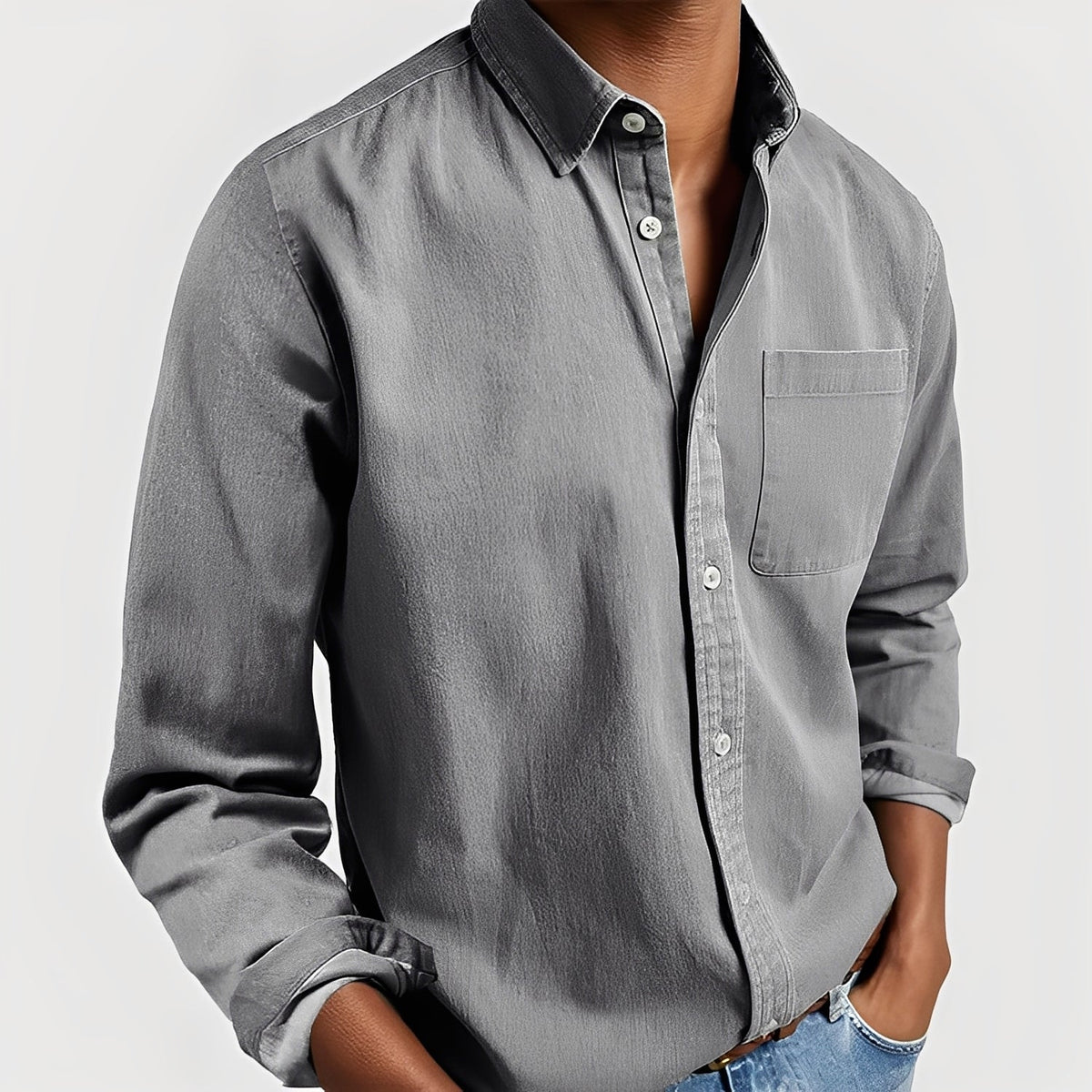 Tanner - Chemise large avec boutons