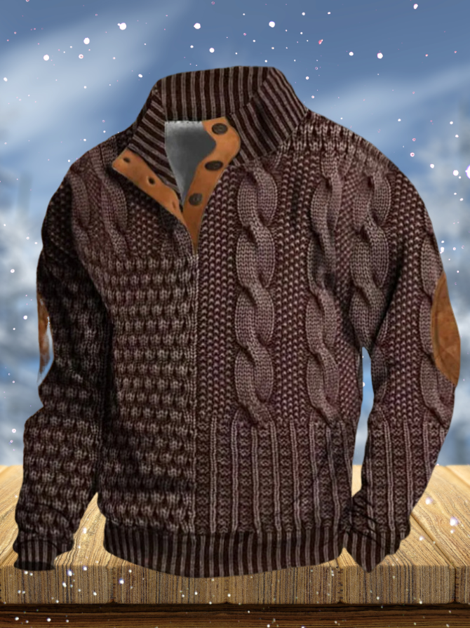 Apolo - T-shirt à manches longues avec imprimé 3D pour homme