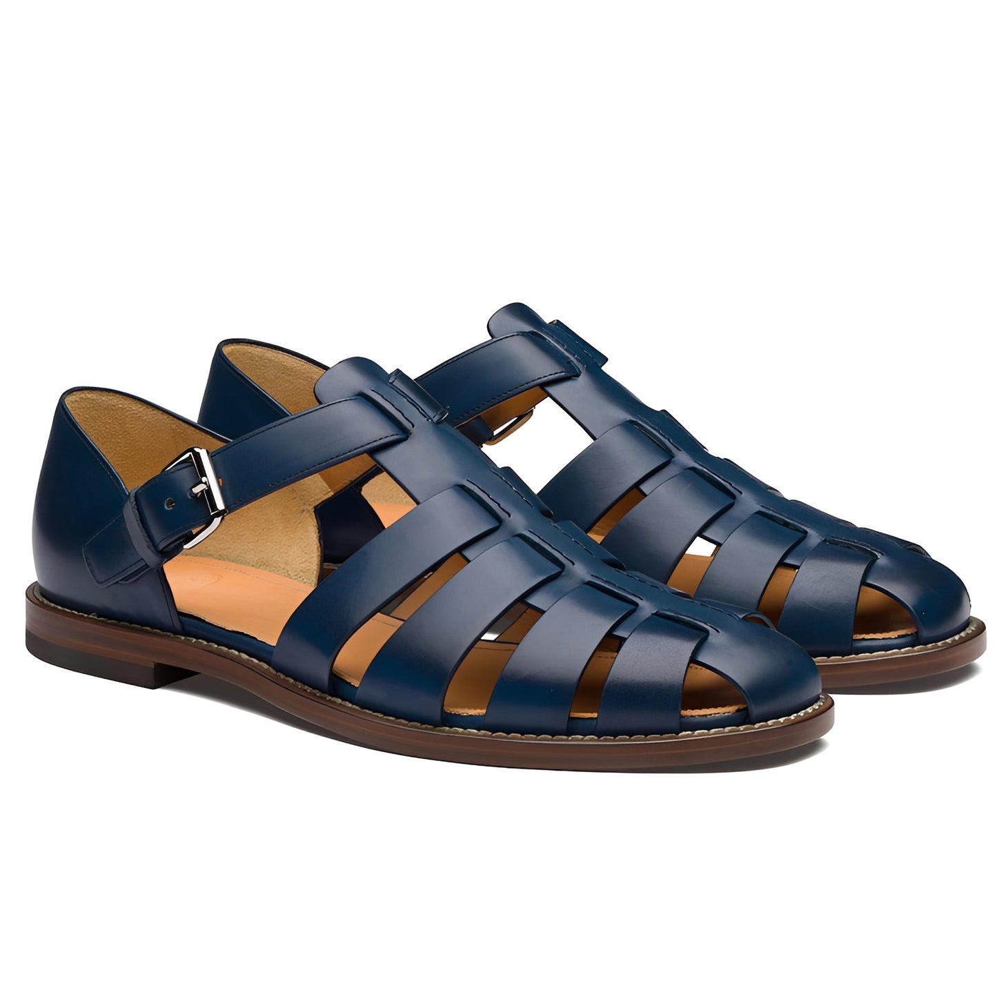 Willard - Sandales élégantes avec boucle cousue pour hommes