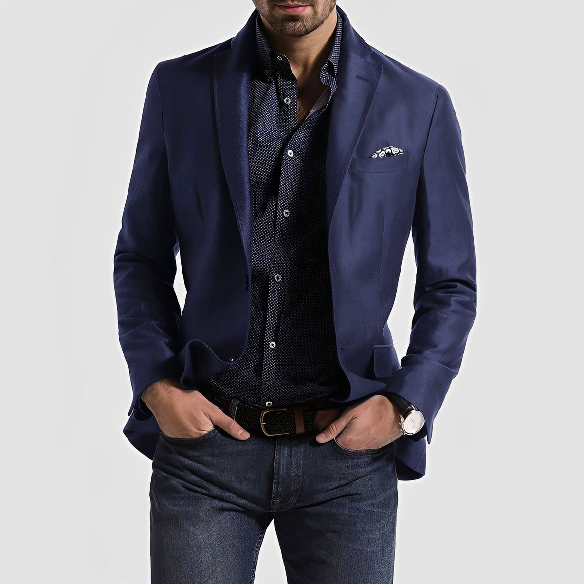 George - Blazer formel pour homme avec fermeture à deux boutons
