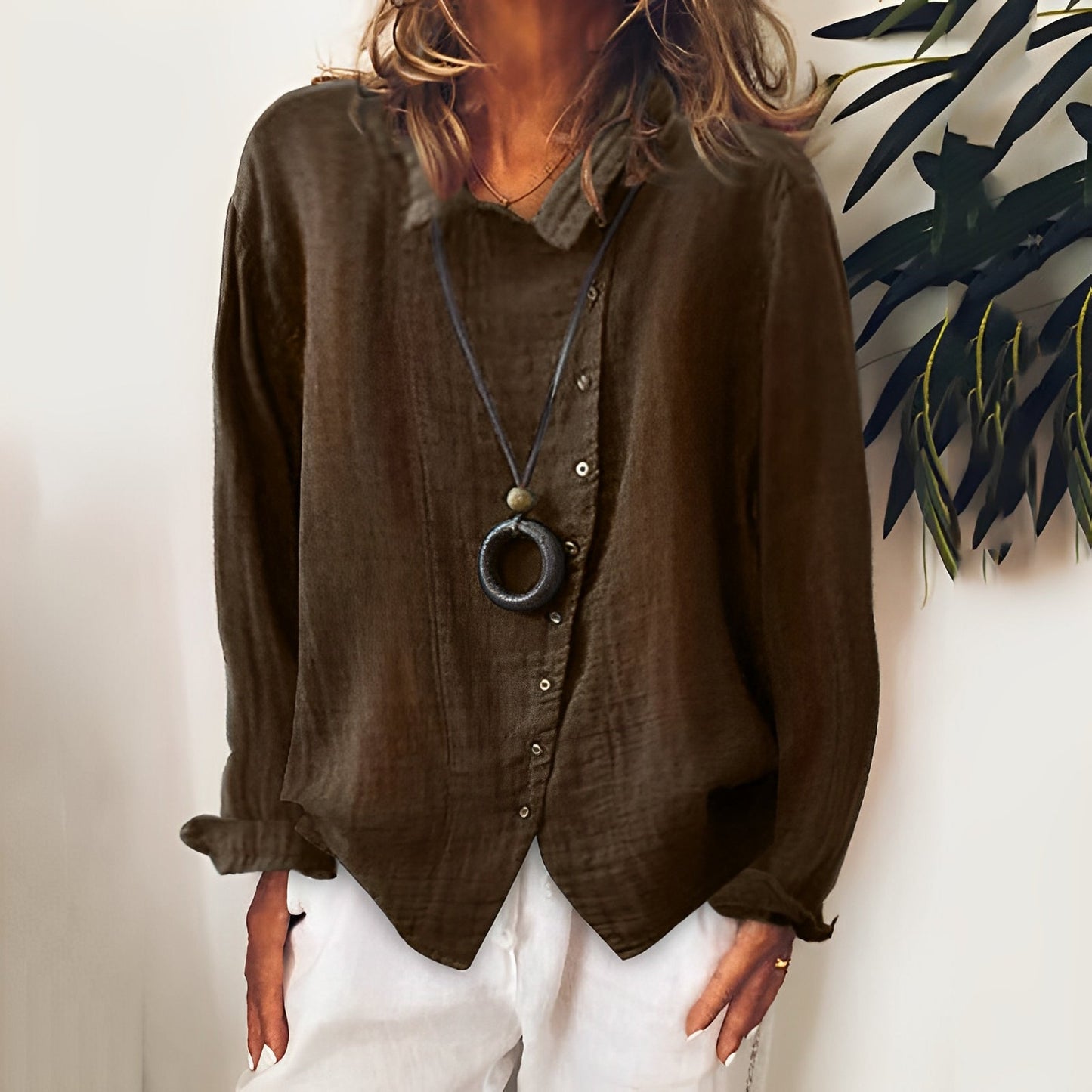 Madelina - Blouse à manches longues légère pour femmes