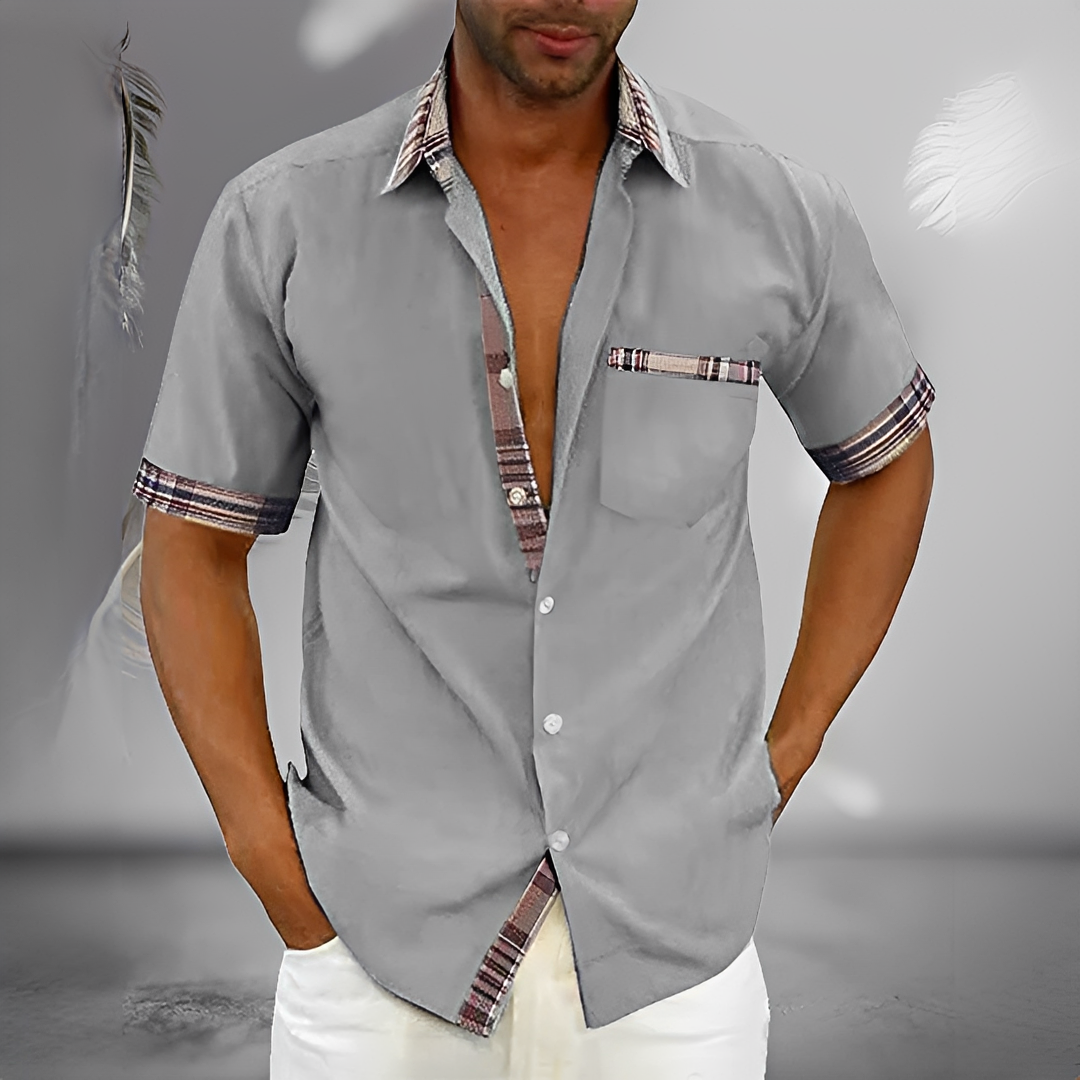 Henrick - Chemise d'été chic et agréable pour homme