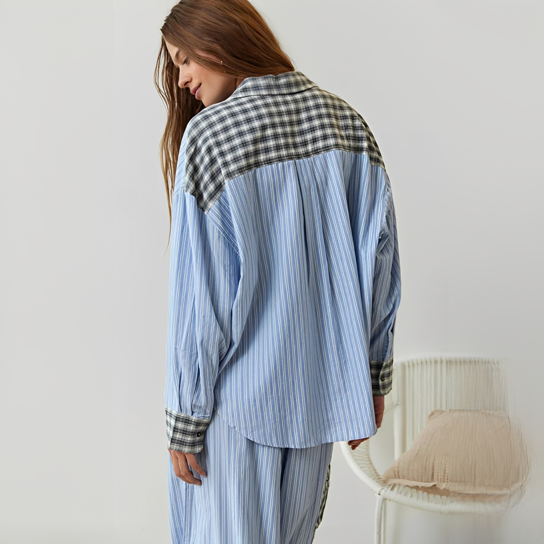Elena - Ensemble pyjama deux pièces élégant