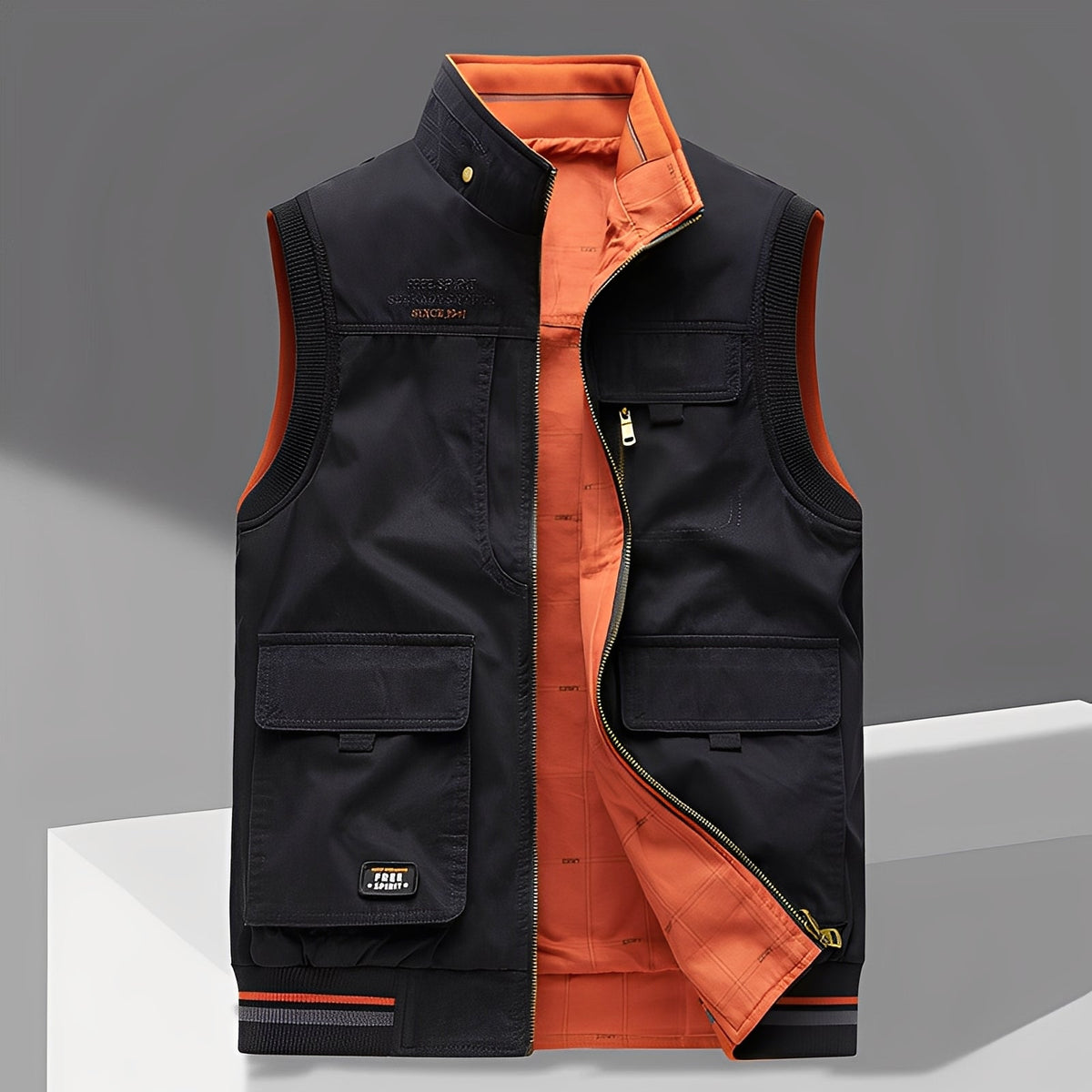 Géraud - Gilet élégant avec de nombreuses poches pour hommes