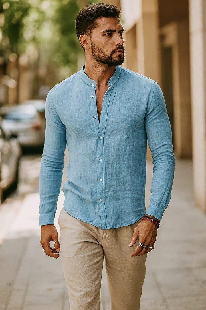 Blaese - Chemise Décontractée à Manches 3/4