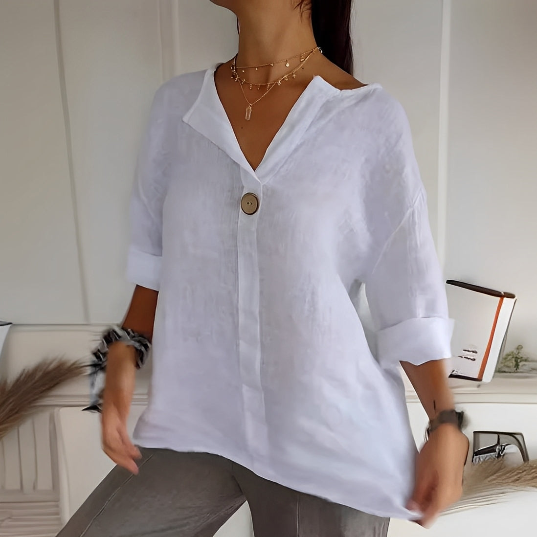 Stephanie - Chemise légère et décontractée pour femmes