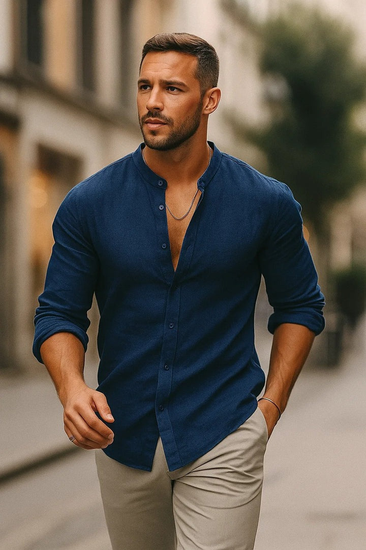 Blaese - Chemise Décontractée à Manches 3/4