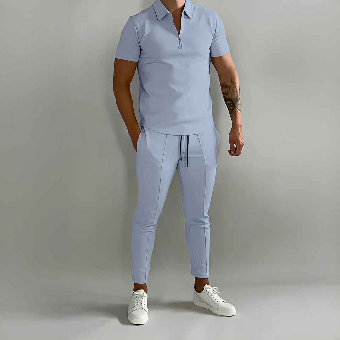 Junton - Ensemble d'été à la mode pour homme