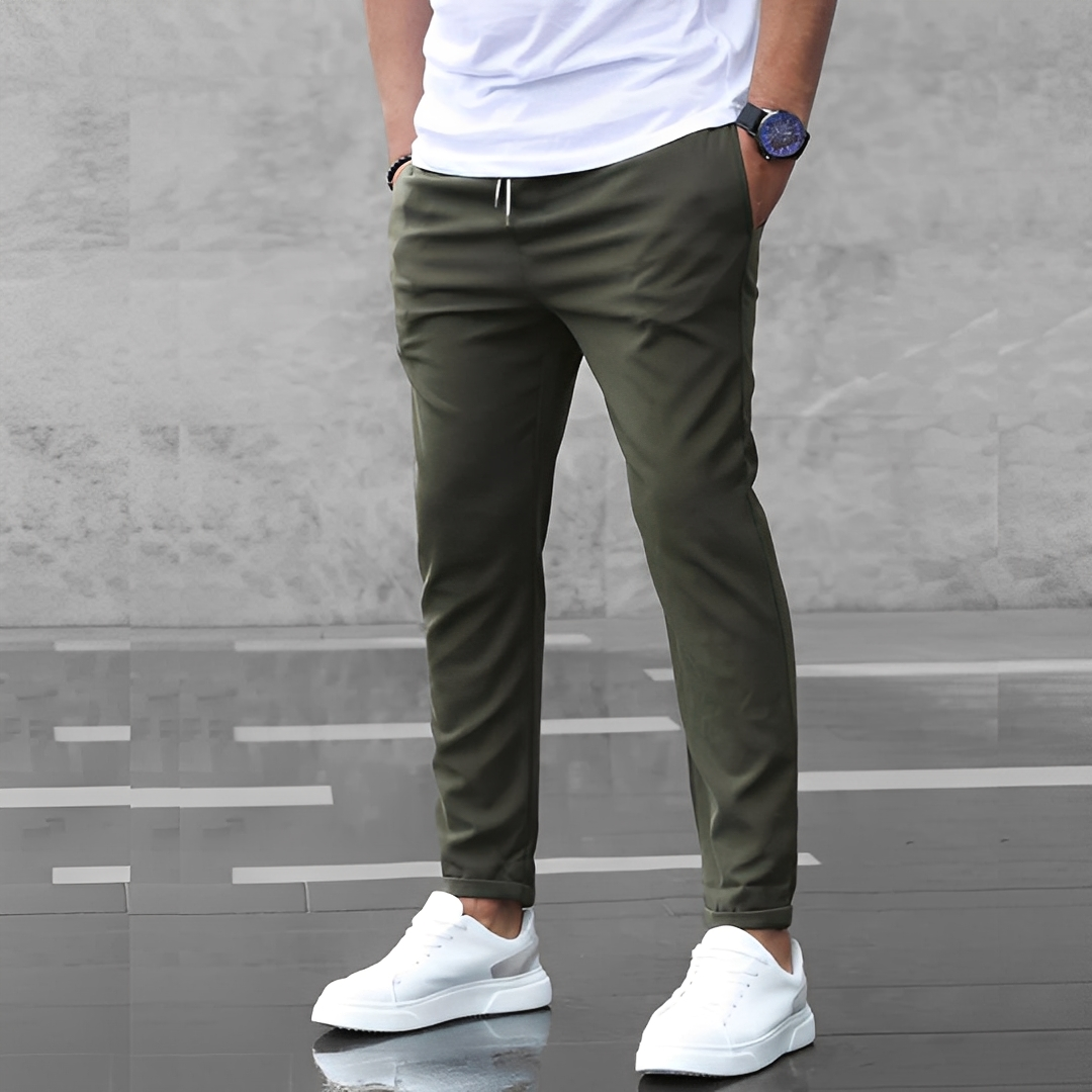 Aljure - Pantalons slim-fit décontractés pour hommes