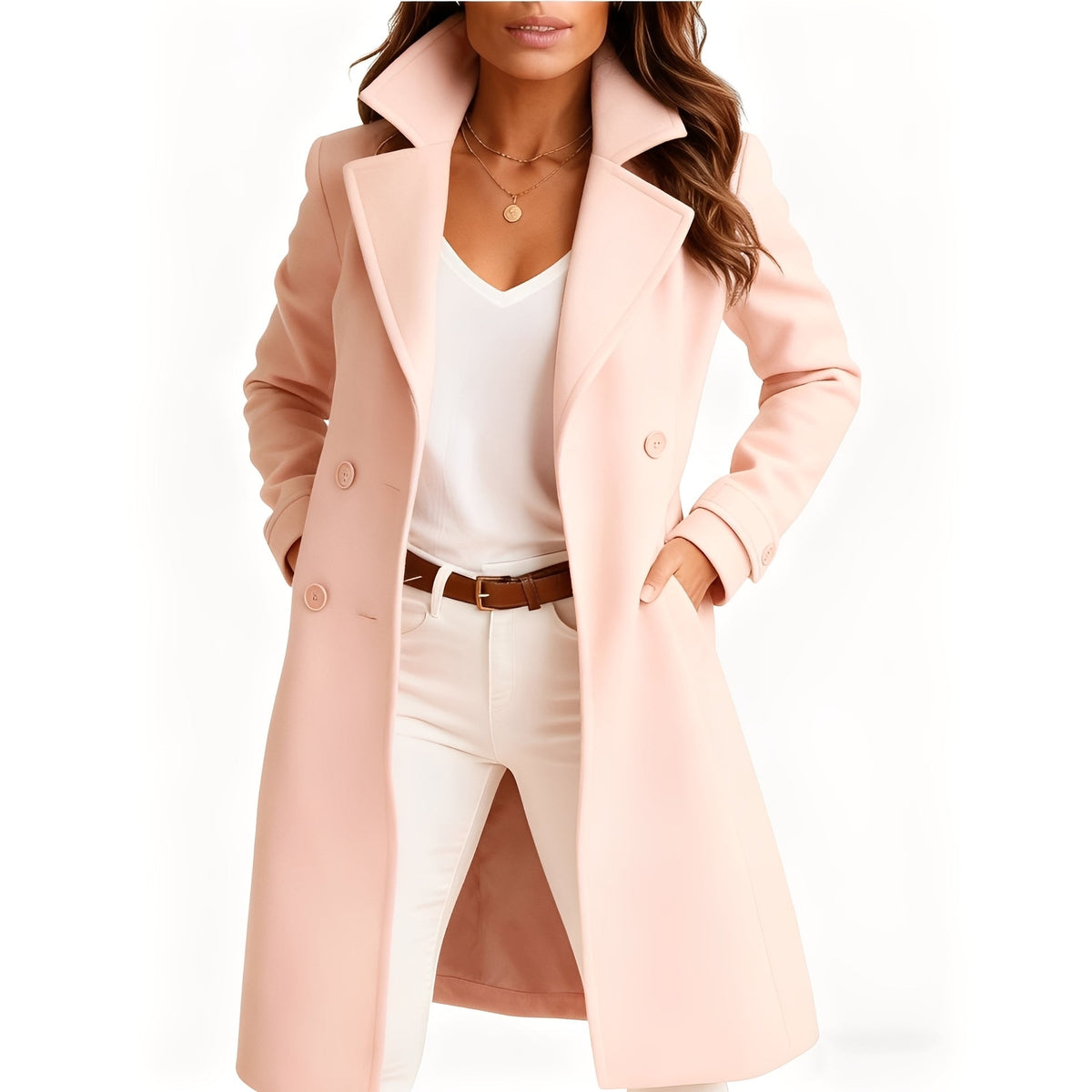 Camille - Manteau élégant pour femmes au design croisé