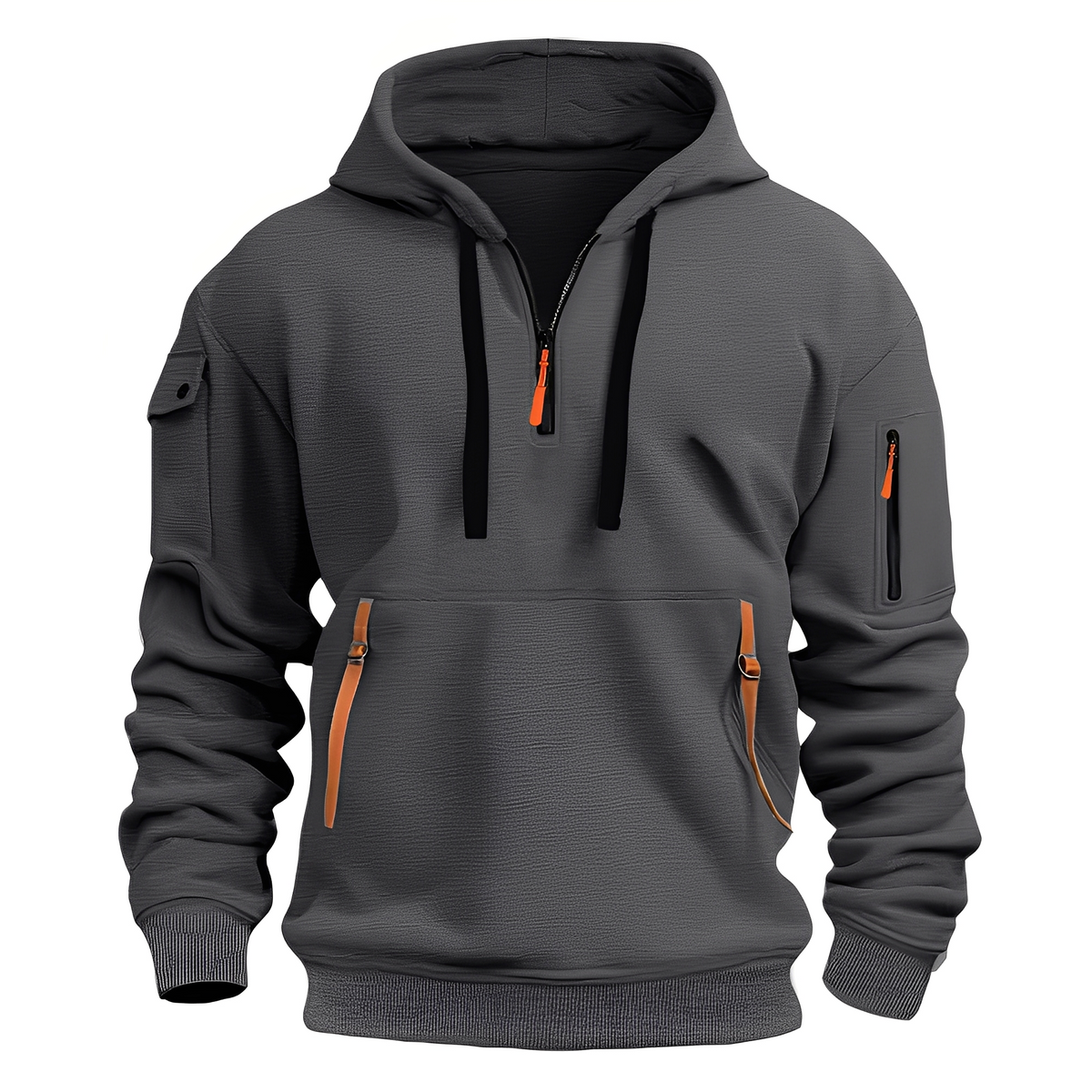 Paxton - Veste à capuche douillette avec demi-zip