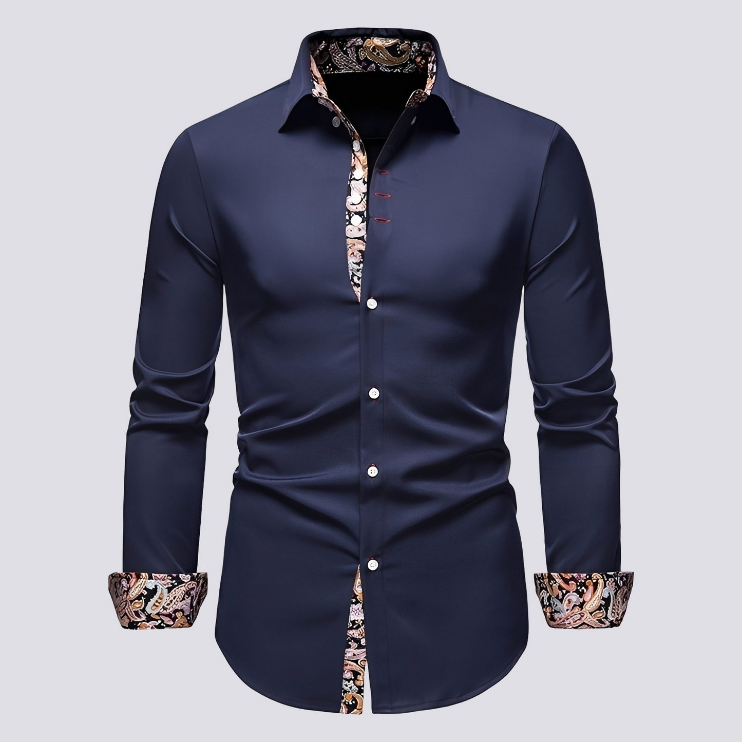 Xander - Chemise à manches longues élégante et moderne pour hommes