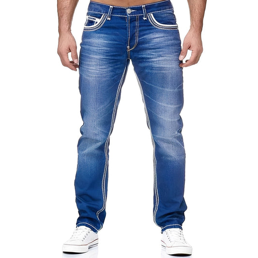 Andy - Jean élégant au look usé pour hommes