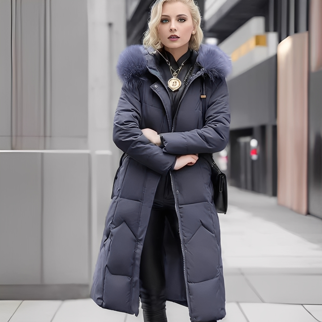 Marcellette - Manteau élégant et chaud avec capuche