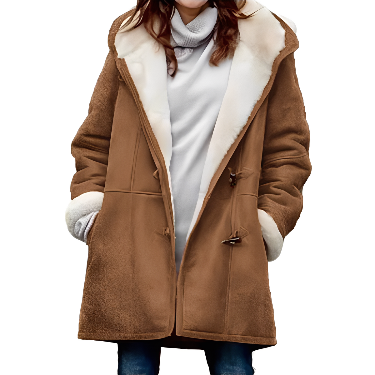 Madilyn - Manteau confortable et chaud avec capuche