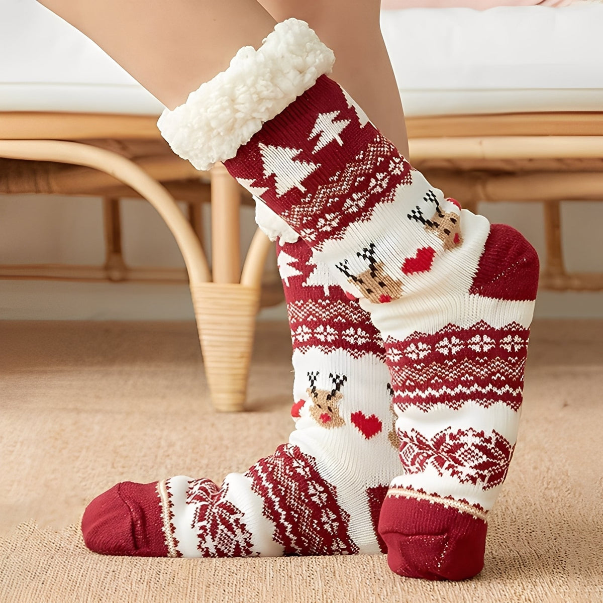 Kassia - Chaussettes de Noël élégantes et réconfortantes