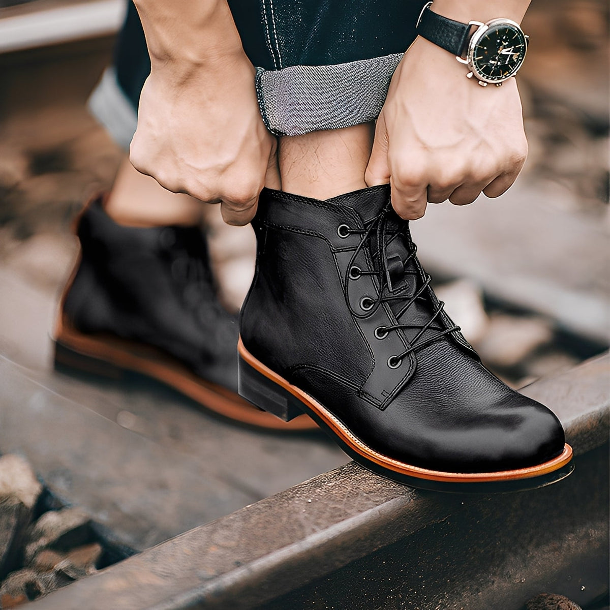 Chester - Bottes robustes et élégantes