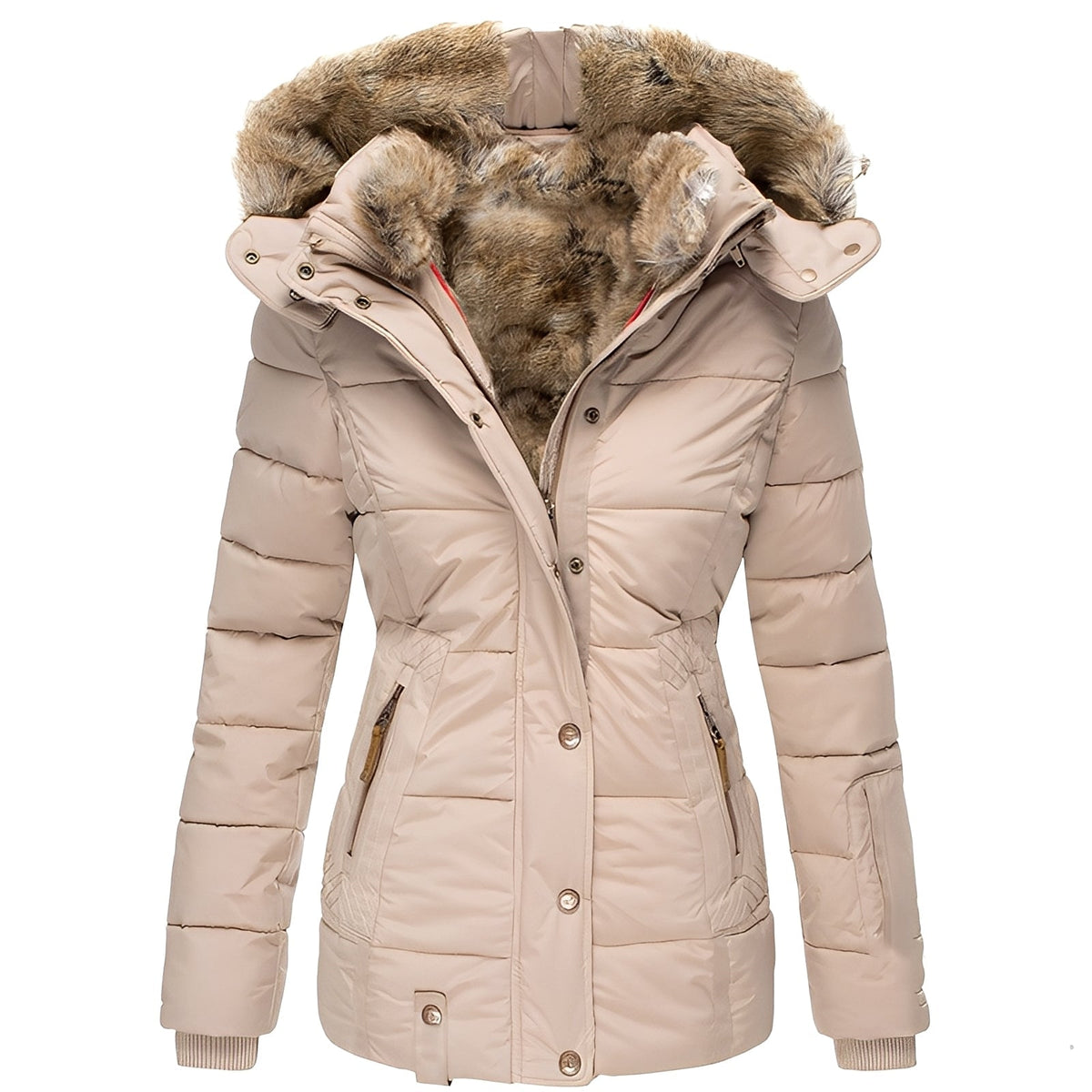 Romilly - Veste à la mode et chaude avec capuche