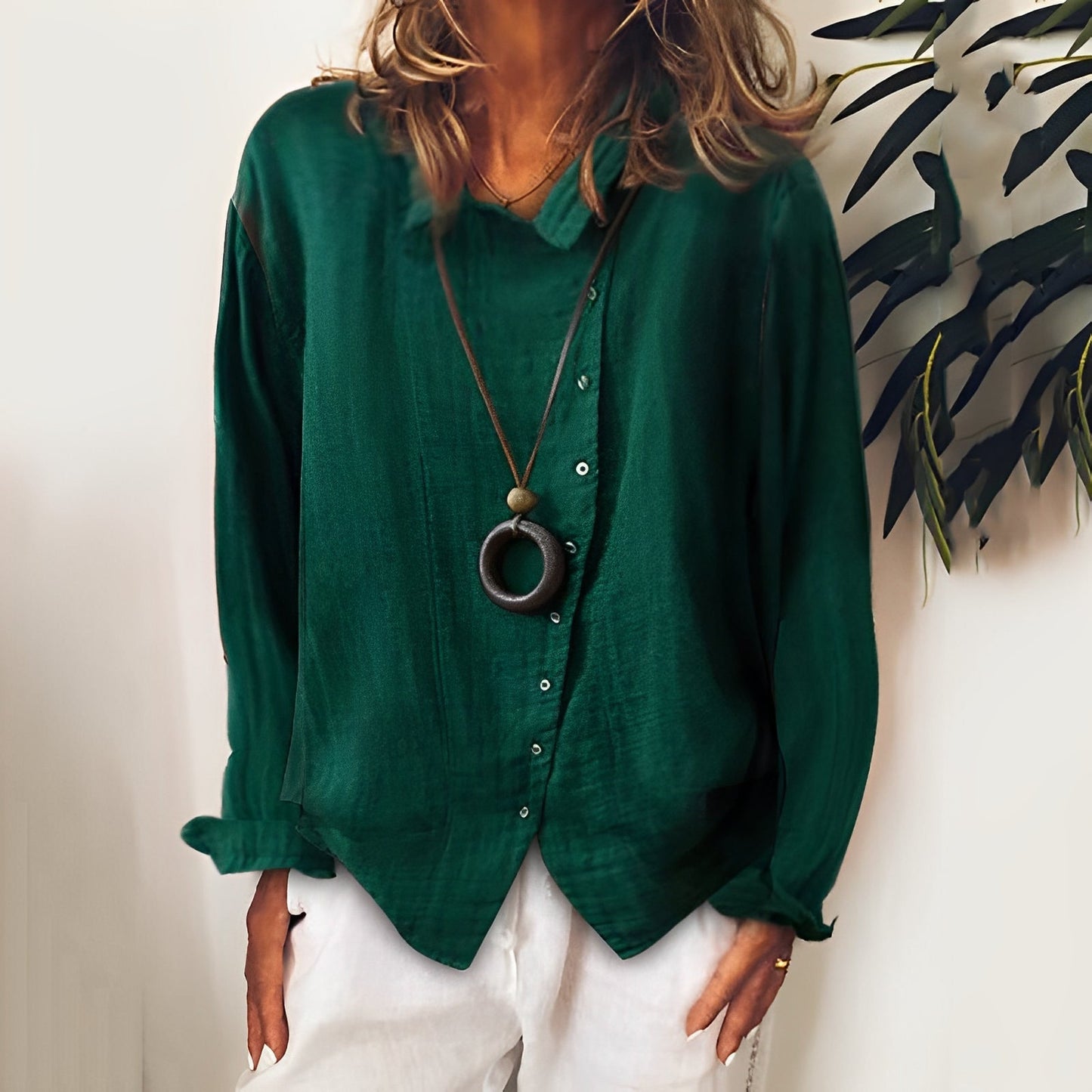 Madelina - Blouse à manches longues légère pour femmes