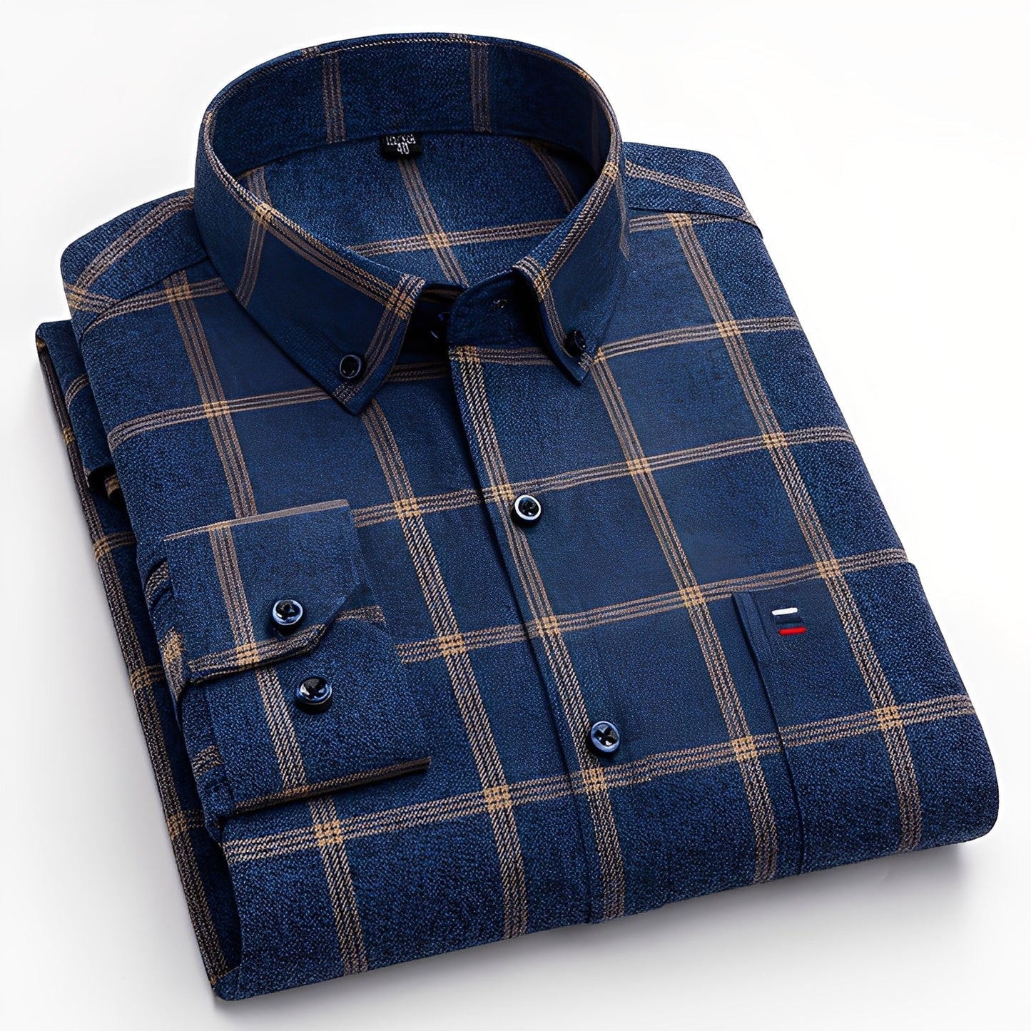 Nikolas - Chemise décontractée à carreaux pour homme