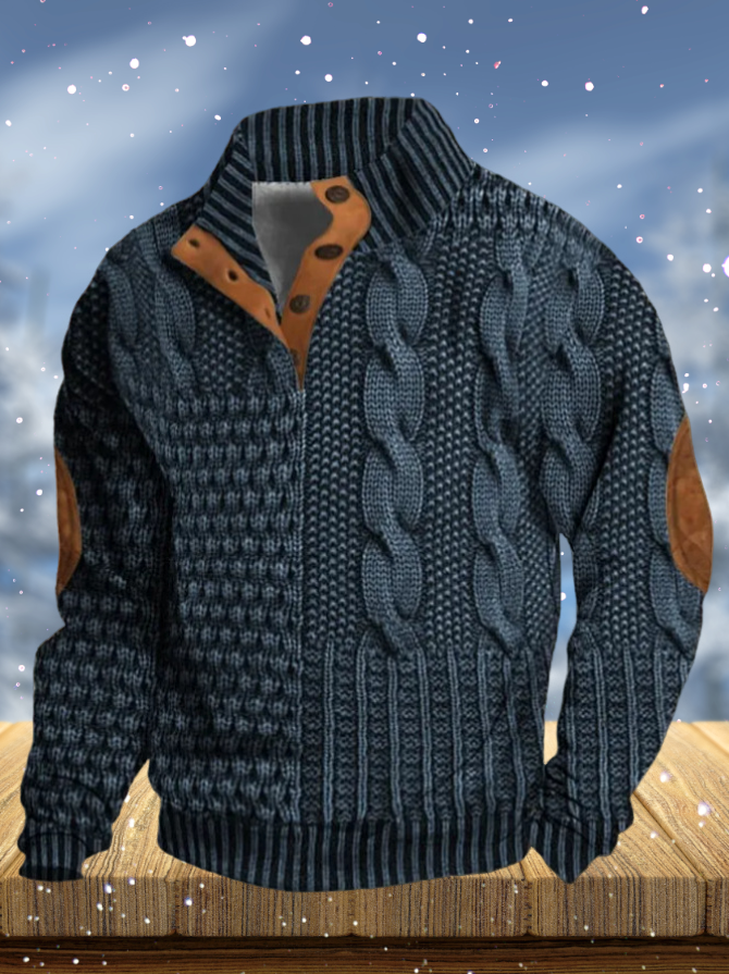 Apolo - T-shirt à manches longues avec imprimé 3D pour homme
