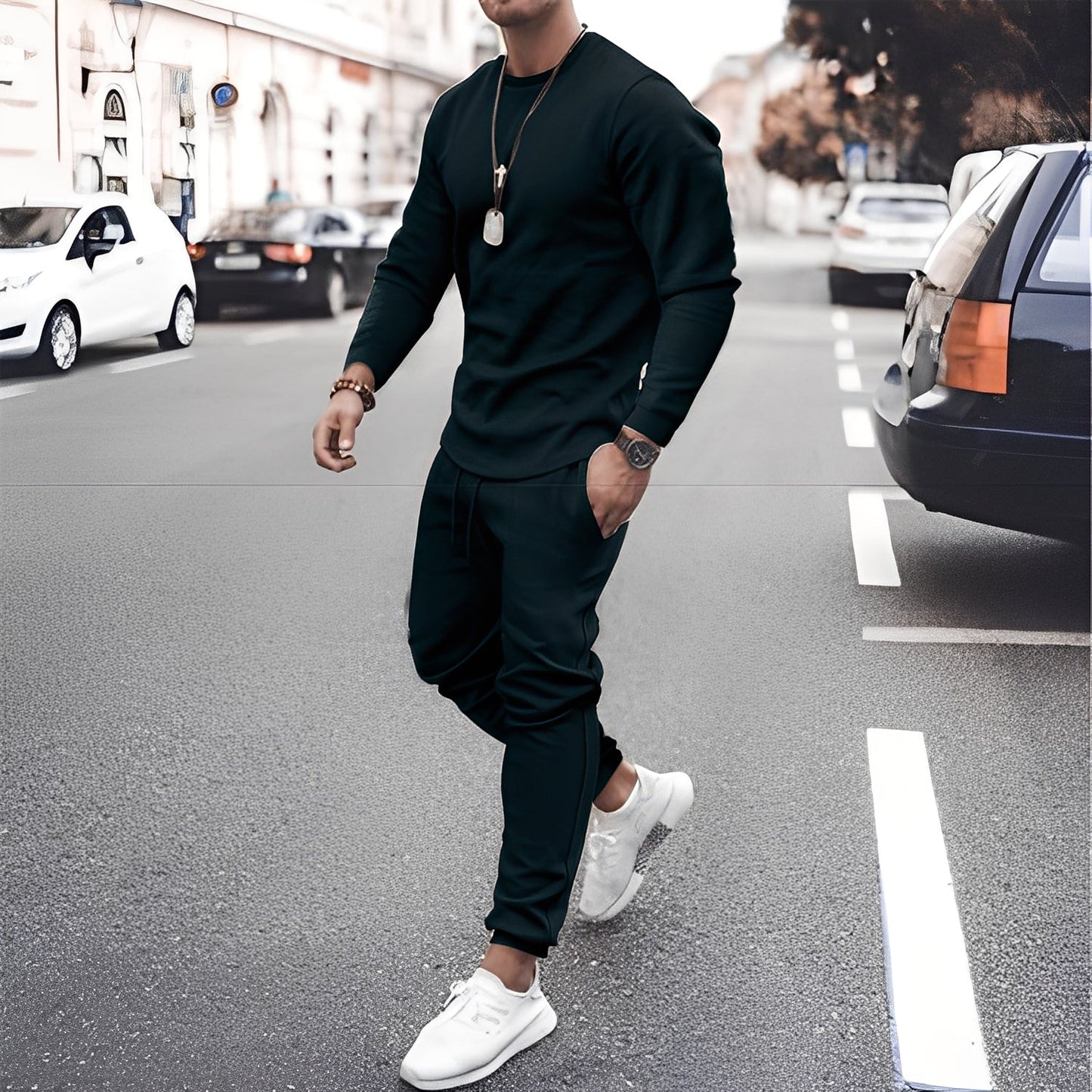 Howard - Ensemble pull chaud et pantalon