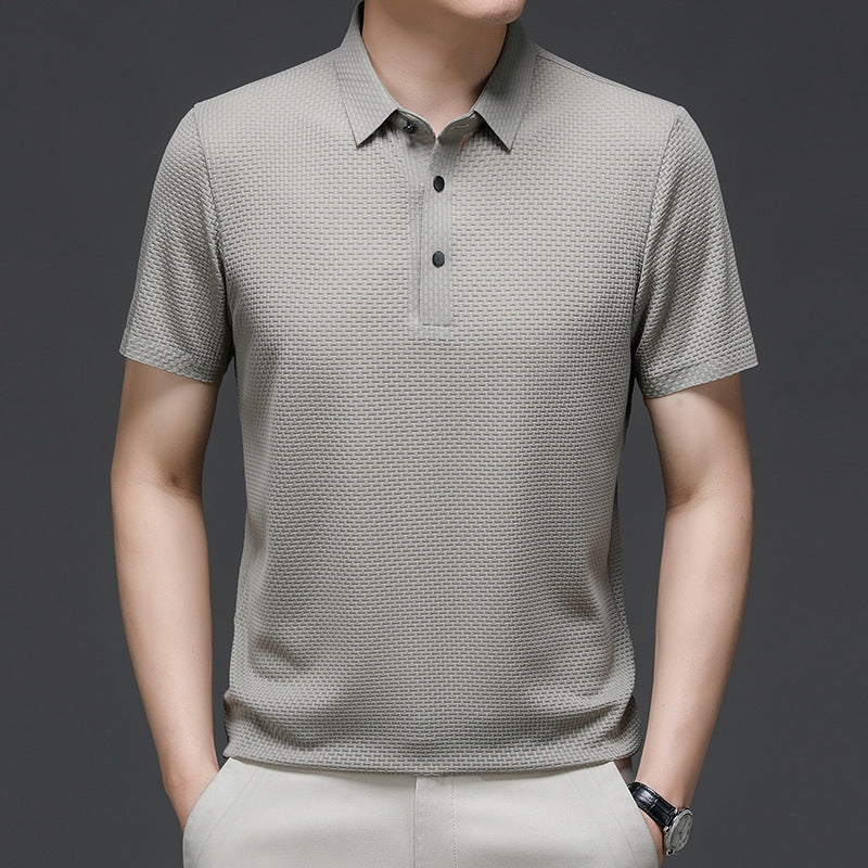 Gerald - Polo décontracté sans coutures pour hommes