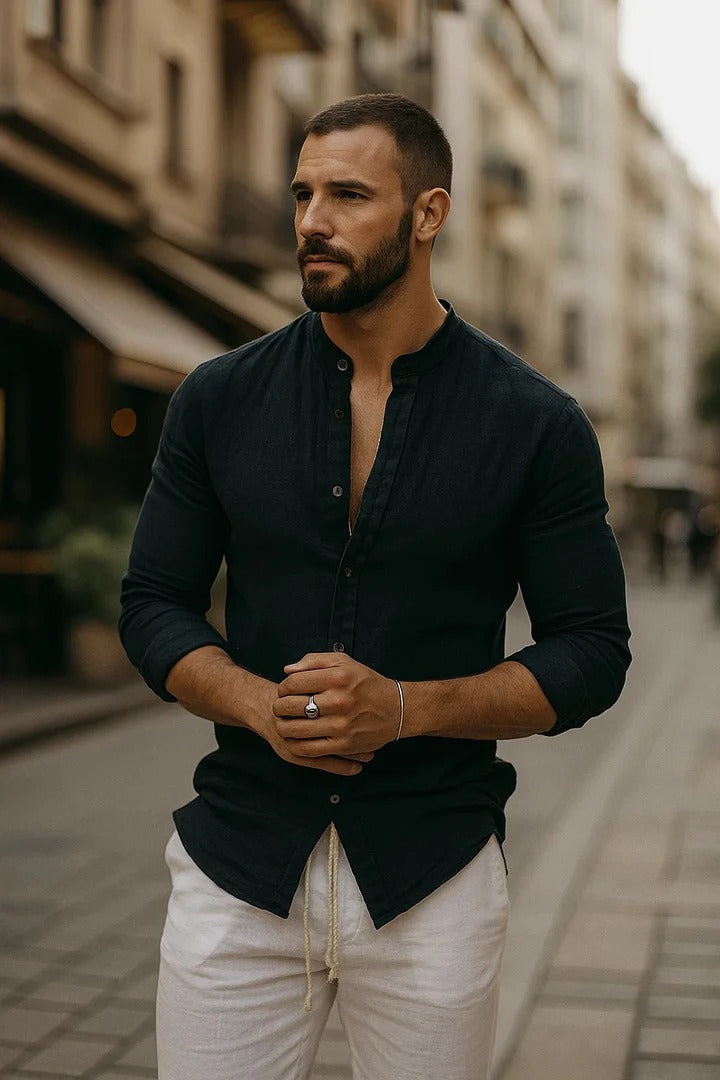Blaese - Chemise Décontractée à Manches 3/4