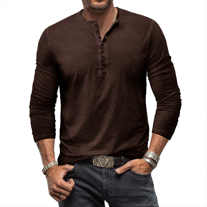 Benjamin - Chemise décontractée à manches longues pour hommes
