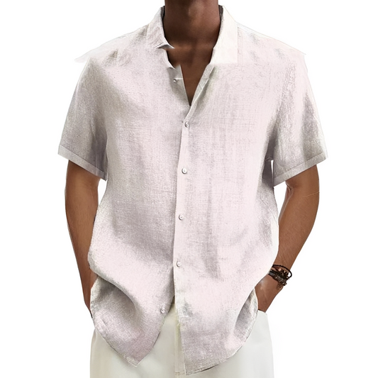 Aamon - Chemise d'été légère et aérée pour homme