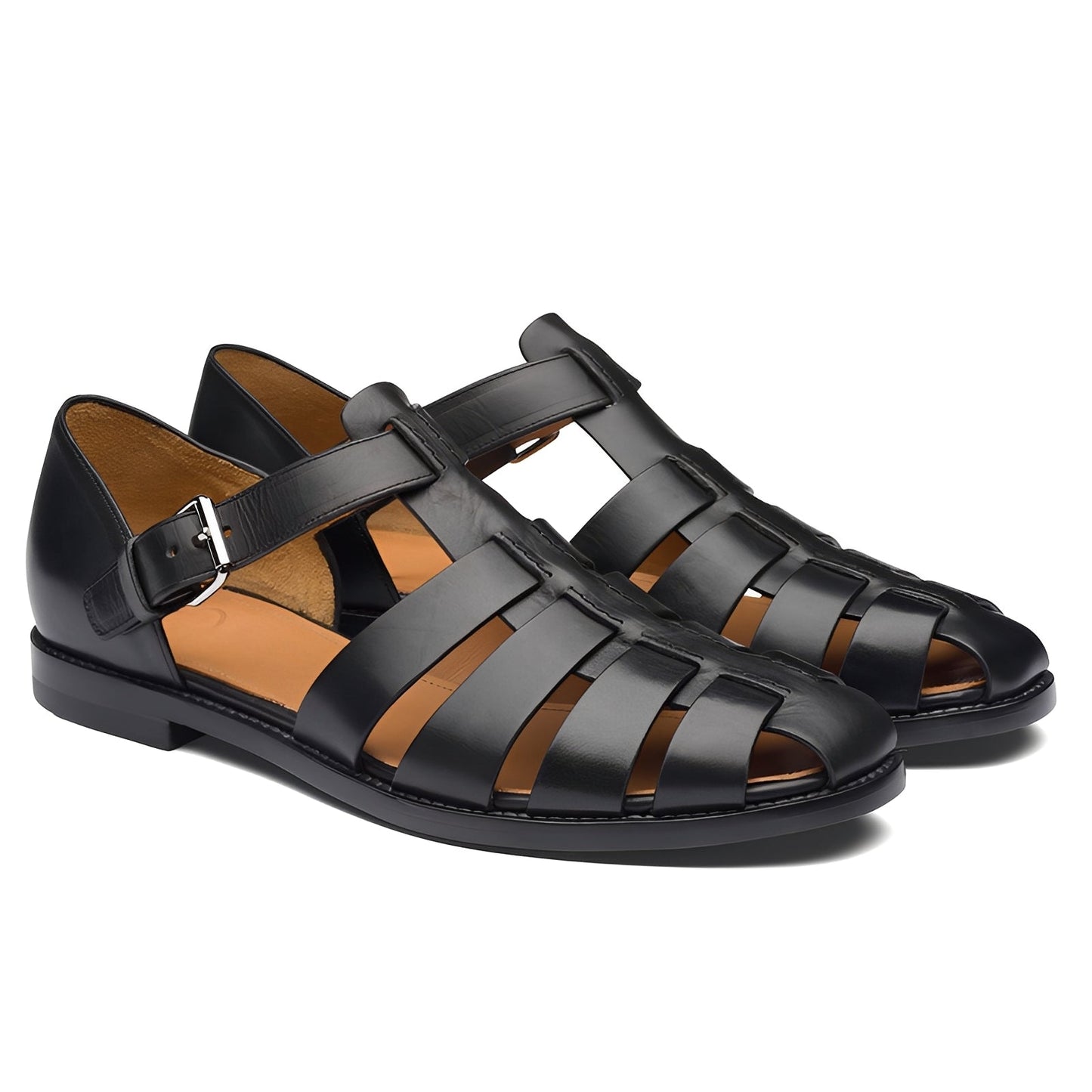 Willard - Sandales élégantes avec boucle cousue pour hommes