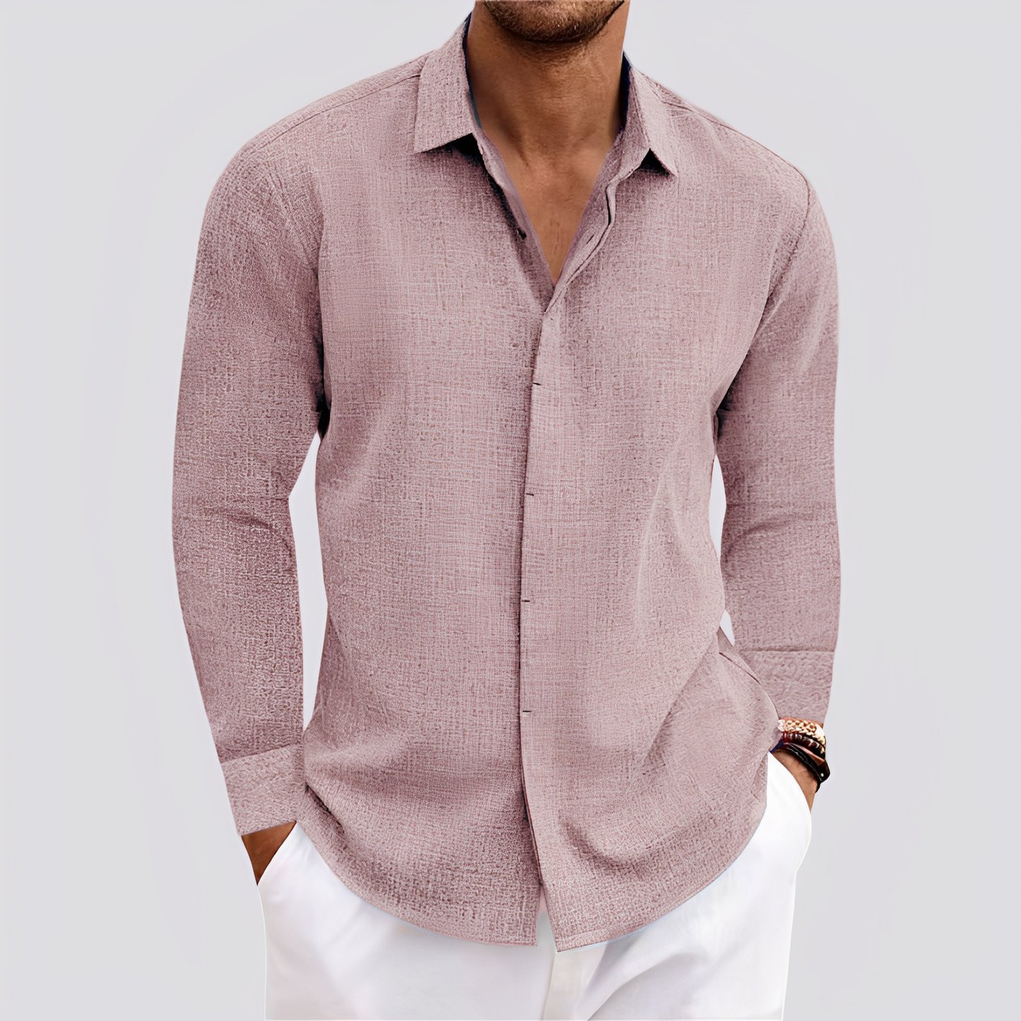 Felix - Chemise manches longues légère pour hommes