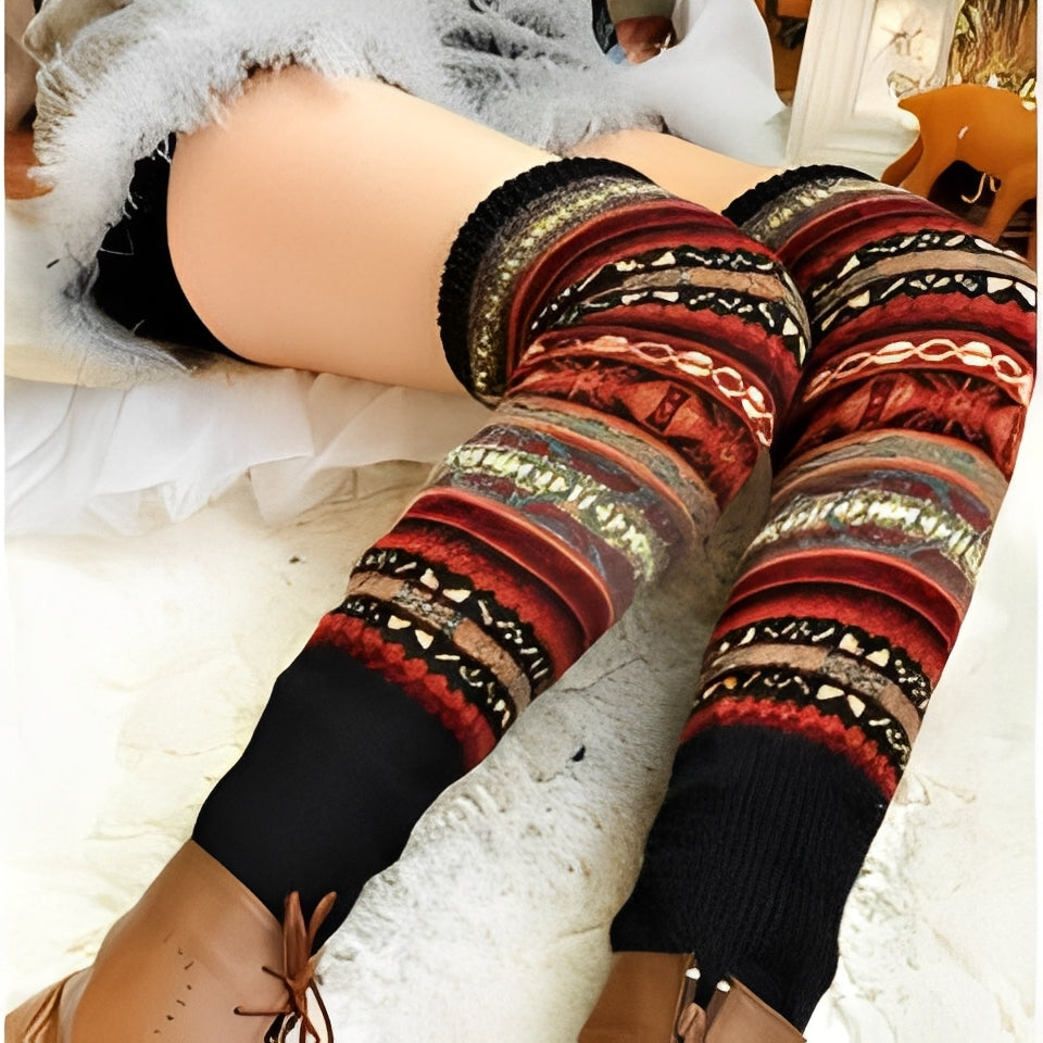 Suzanna - Chaussettes chaudes et stylées pour femme