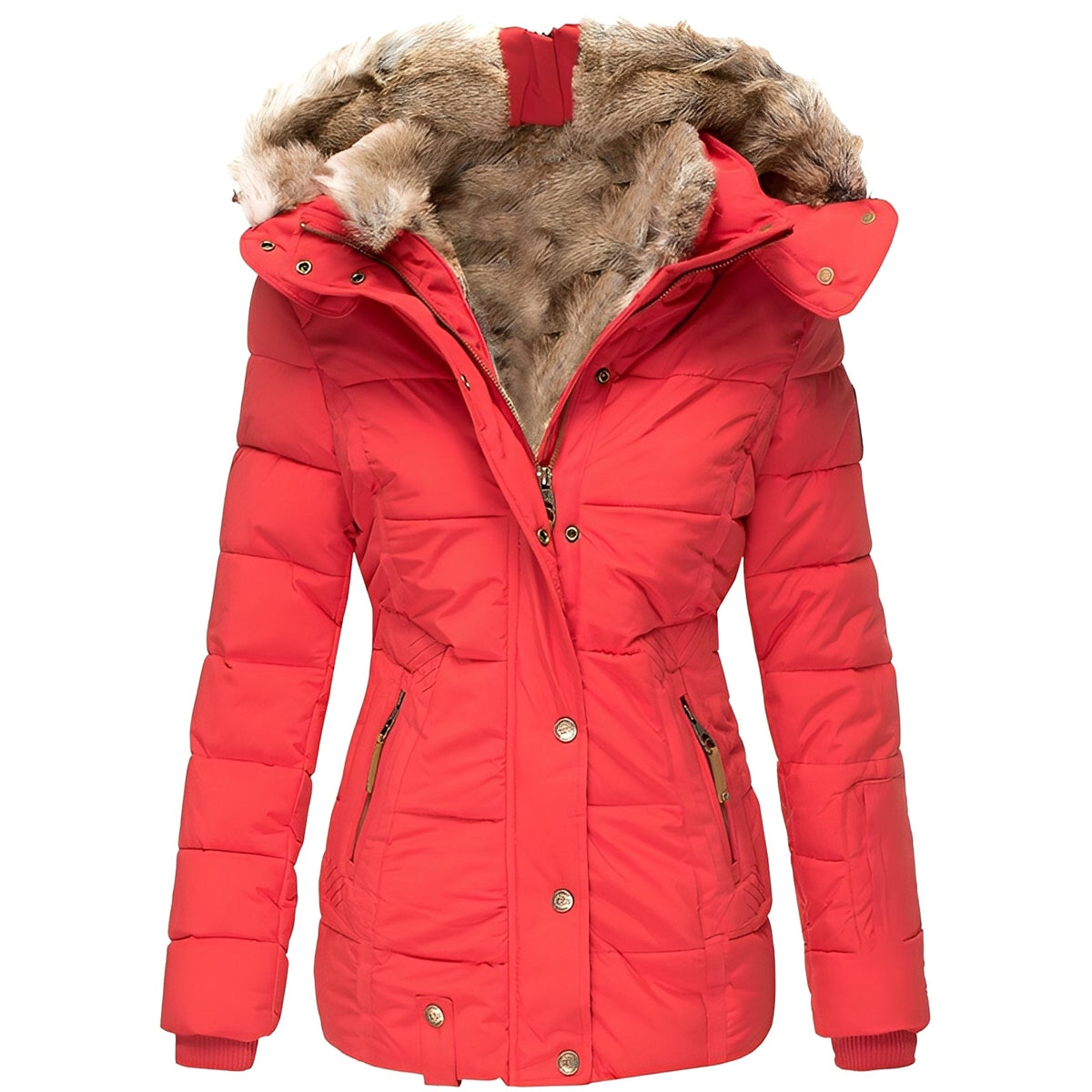 Romilly - Veste à la mode et chaude avec capuche