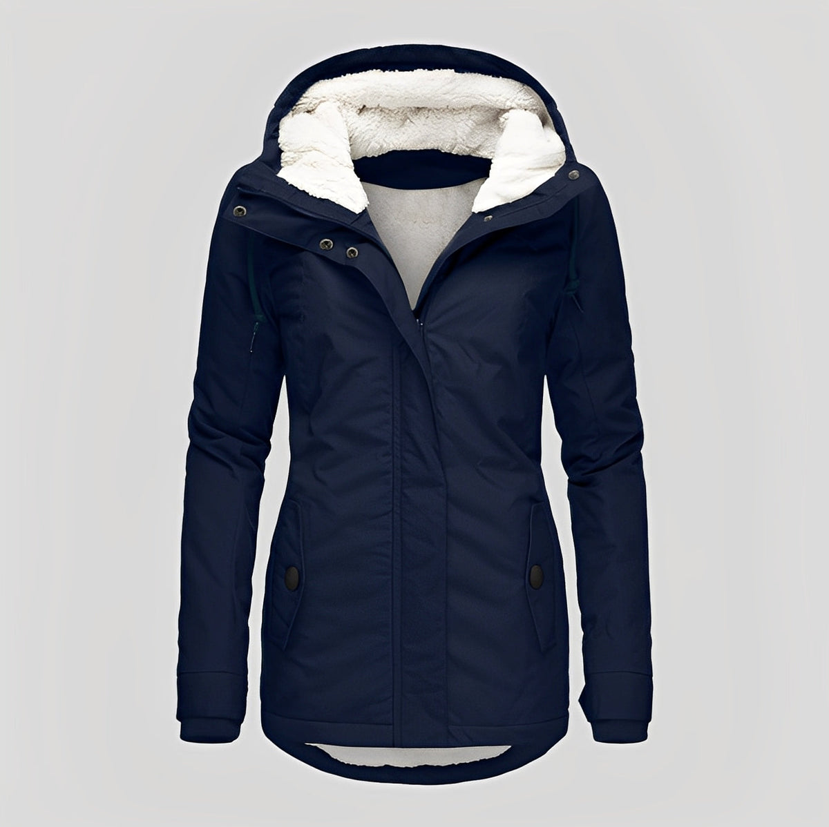 Earleen - Blouson confortable et chaud avec capuche