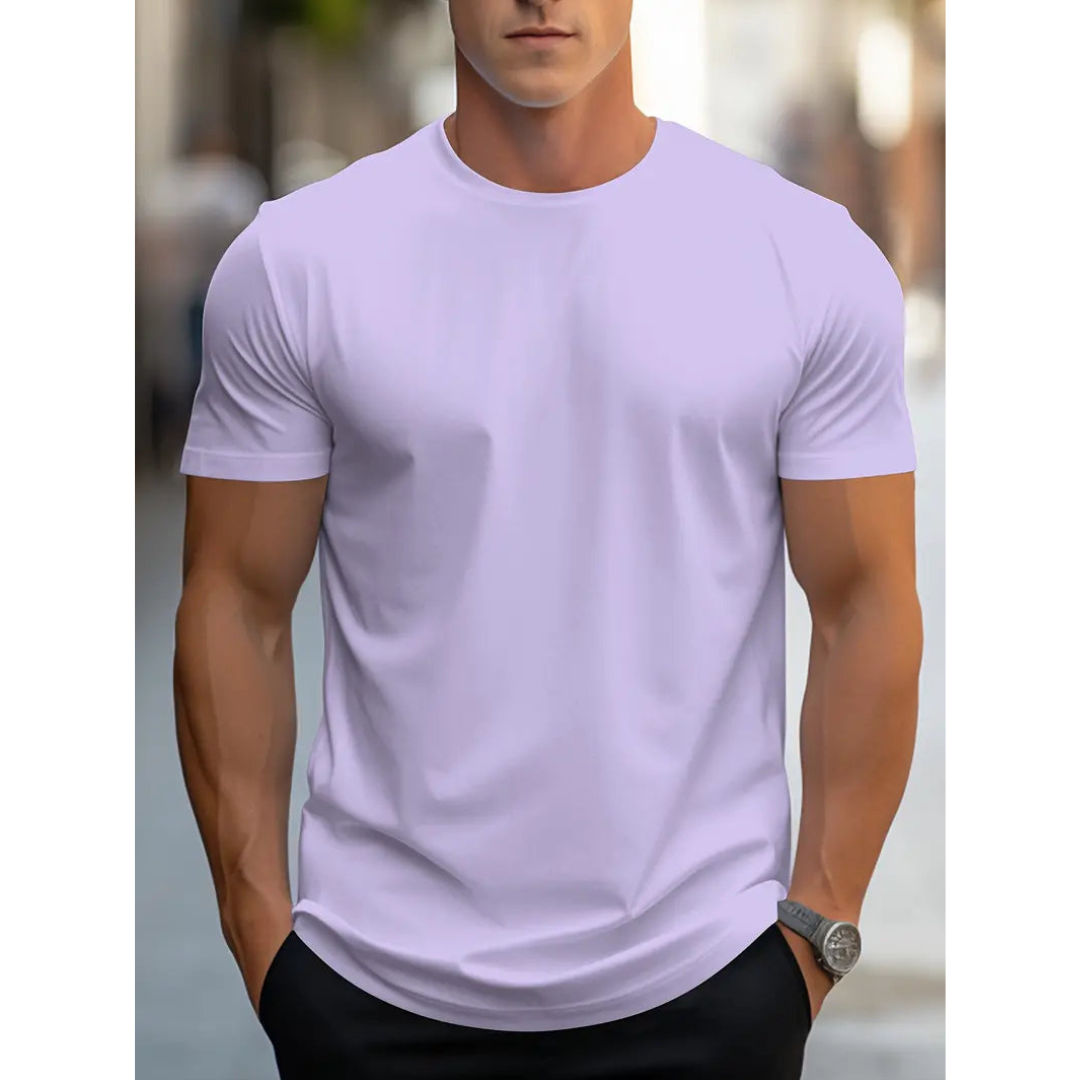 Brian - Classique T-shirt Homme à Manches Courtes
