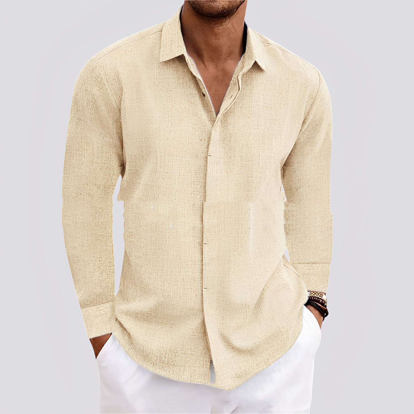 Felix - Chemise manches longues légère pour hommes