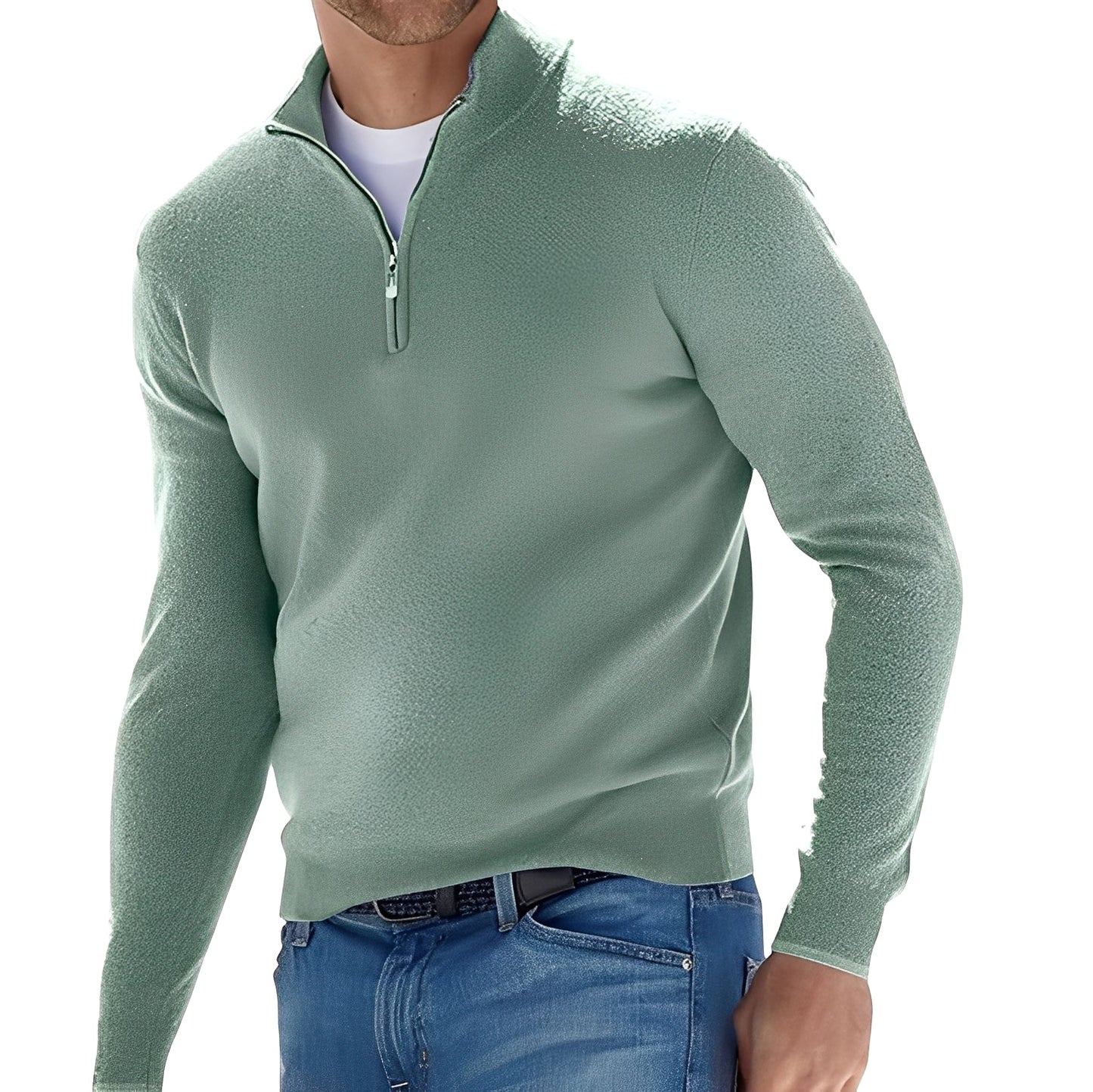 Ralph – Pull zippé pour homme au style casual