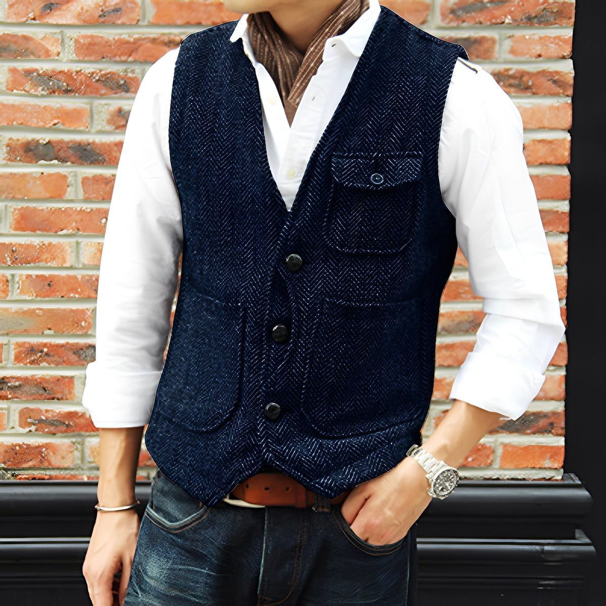 Matthew - Gilet classique et durable