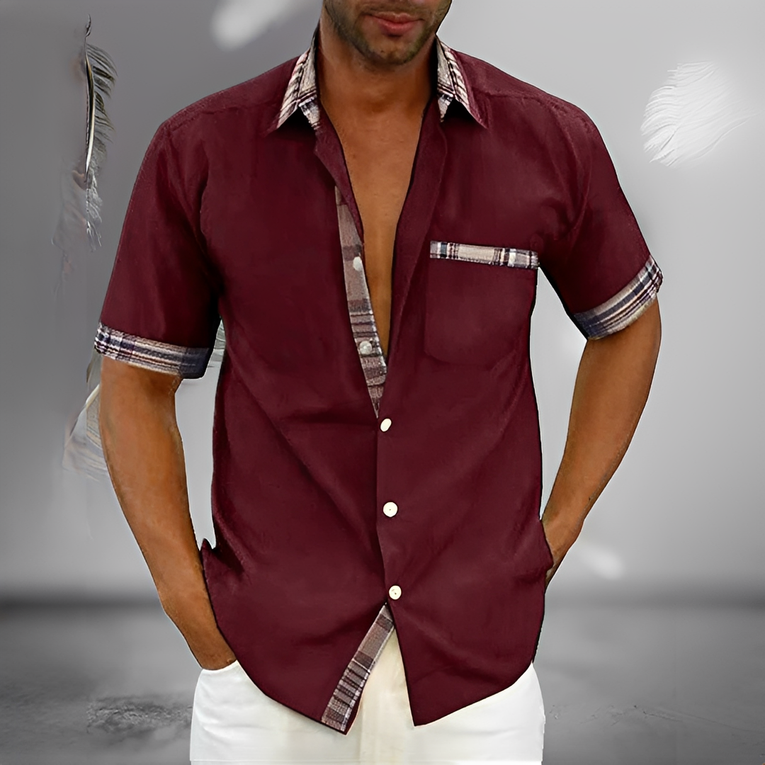 Henrick - Chemise d'été chic et agréable pour homme